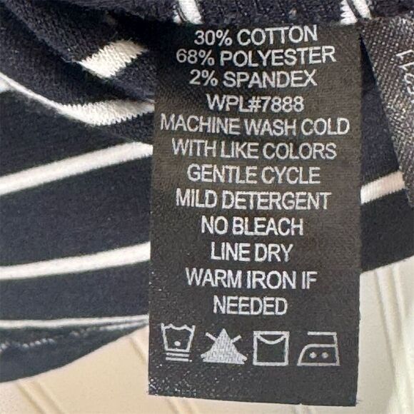 Miss Sixty Navy White Striped Dress Sz 6 Mod Retro Bodycon Mini ZipBack Nautical - Picture 5 of 6